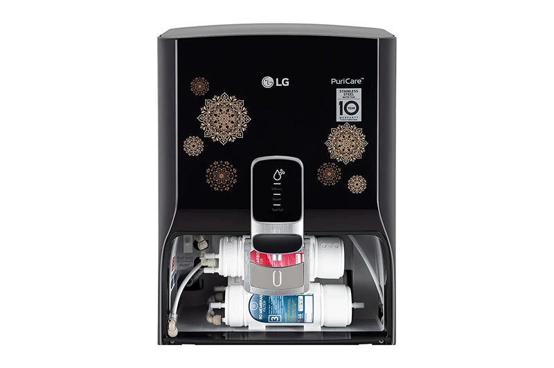 LG WW155NPB 8 litres RO+UV Water Purifier with Digital Sterilizing care and In Tank UV LED