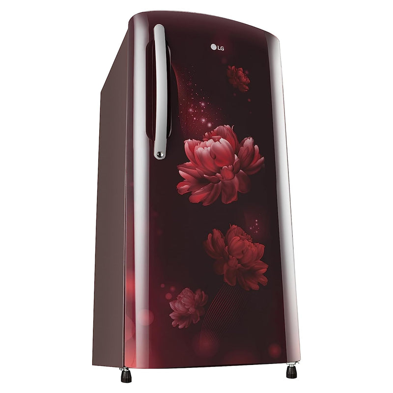 LG 201 L 3 Star Direct-Cool Single Door Refrigerator (GL-B211HSCD, (Scarlet Charm)