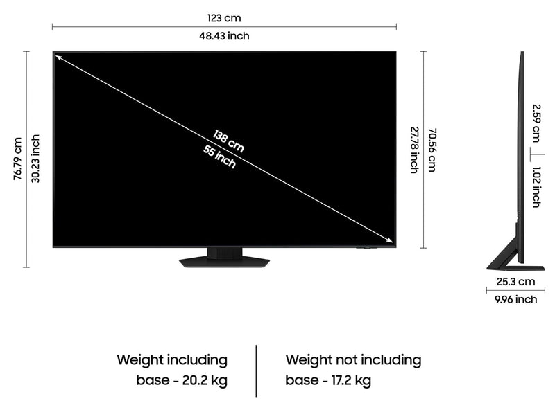 Samsung 138 cm (55 inches) 4K Ultra HD Smart Neo QLED TV