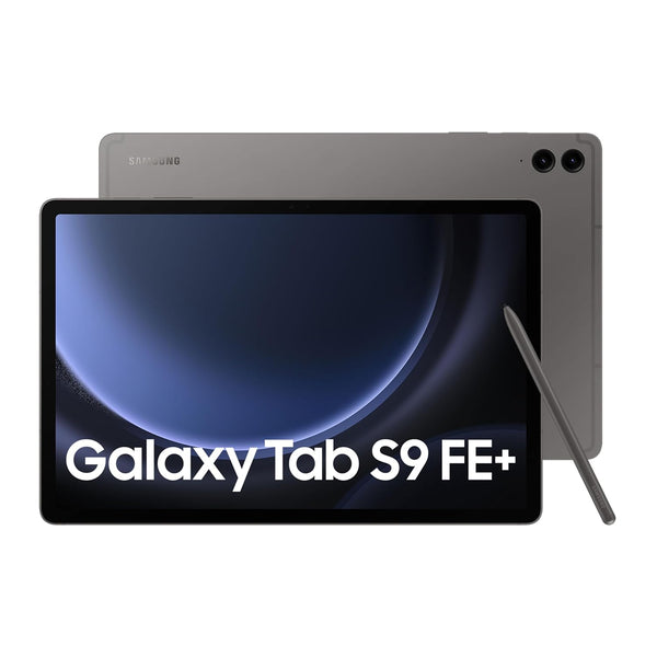 Samsung Galaxy Tab S9 FE+ 31.50 cm (12.4 inch) Display, RAM 8 GB, ROM 128 GB Expandable, S Pen in-Box, WiFi+5G, IP68 Tablet, Gray