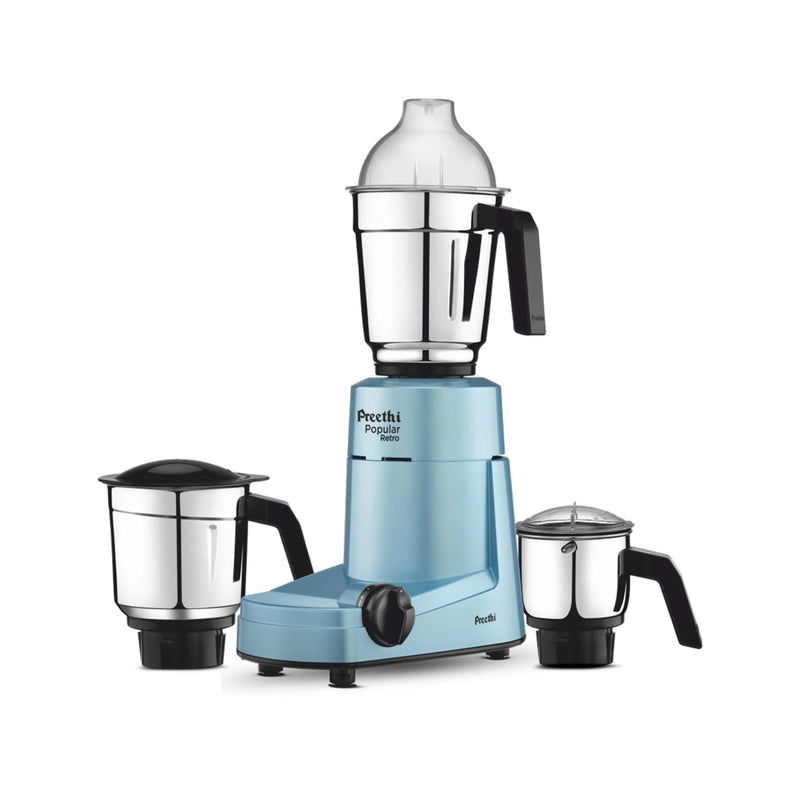 PREETHI POPULAR RETRO BLUE, MG 266, 750WATTS MIXER GRINDER