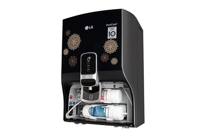 LG WW155NPB 8 litres RO+UV Water Purifier with Digital Sterilizing care and In Tank UV LED