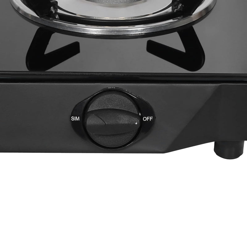 Faber 2 Burner gas stove (ARROW 2BB BK) Manual Ignition, Black