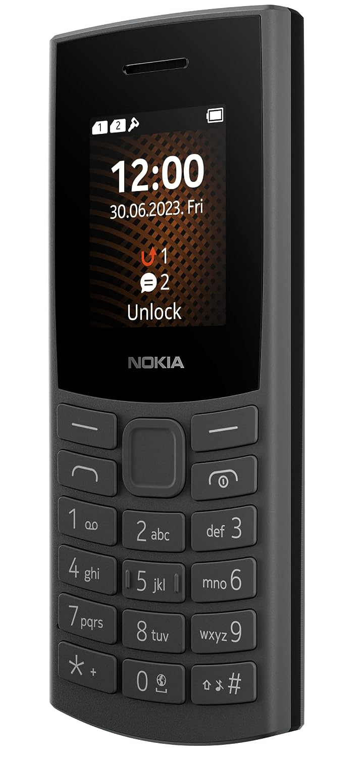 Nokia 106 4G Keypad Phone with 4G, Built-in UPI Payments App, Long-Lasting Battery, Wireless FM Radio & MP3 Player, and MicroSD Card Slot