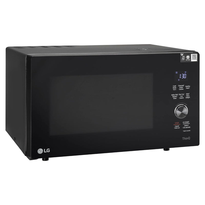 LG 28 L Wi-Fi Enabled Charcoal Convection Healthy Microwave Oven (MJEN286UFW, Black, Diet Fry)