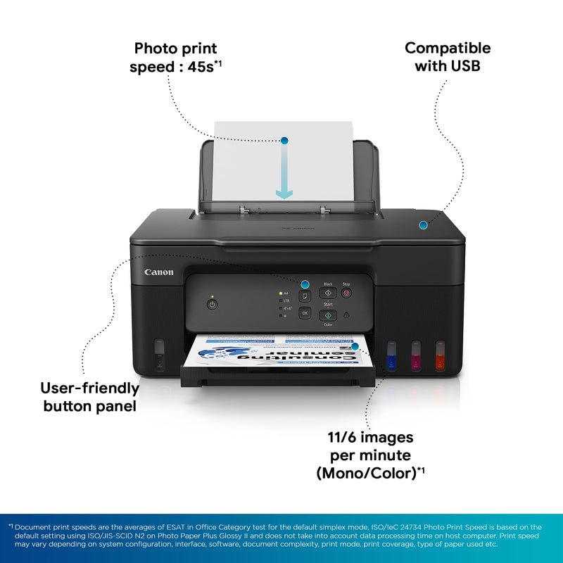 Canon PIXMA MegaTank G2730 All-in-one (Print, Scan, Copy) Inktank Printer