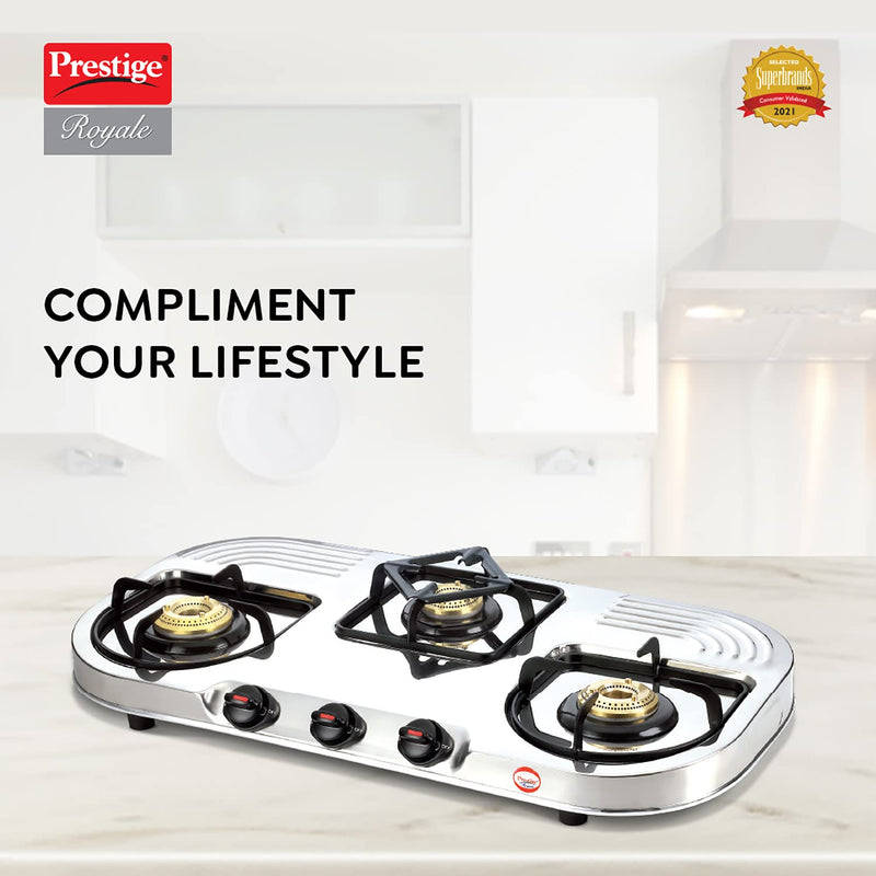 Prestige Gas Stove Duplex 3L Dgs