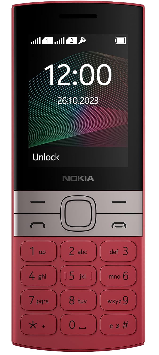 Nokia 150 Dual SIM Premium Keypad Phone | Rear Camera, Long Lasting Battery Life, Wireless FM Radio & MP3 Player and All-New Modern Premium Design