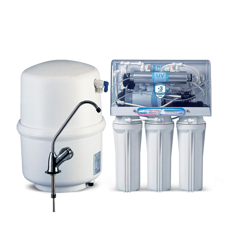 KENT EXCELL Plus (11003) 7 L RO + UV + UF Water Purifier  (White)