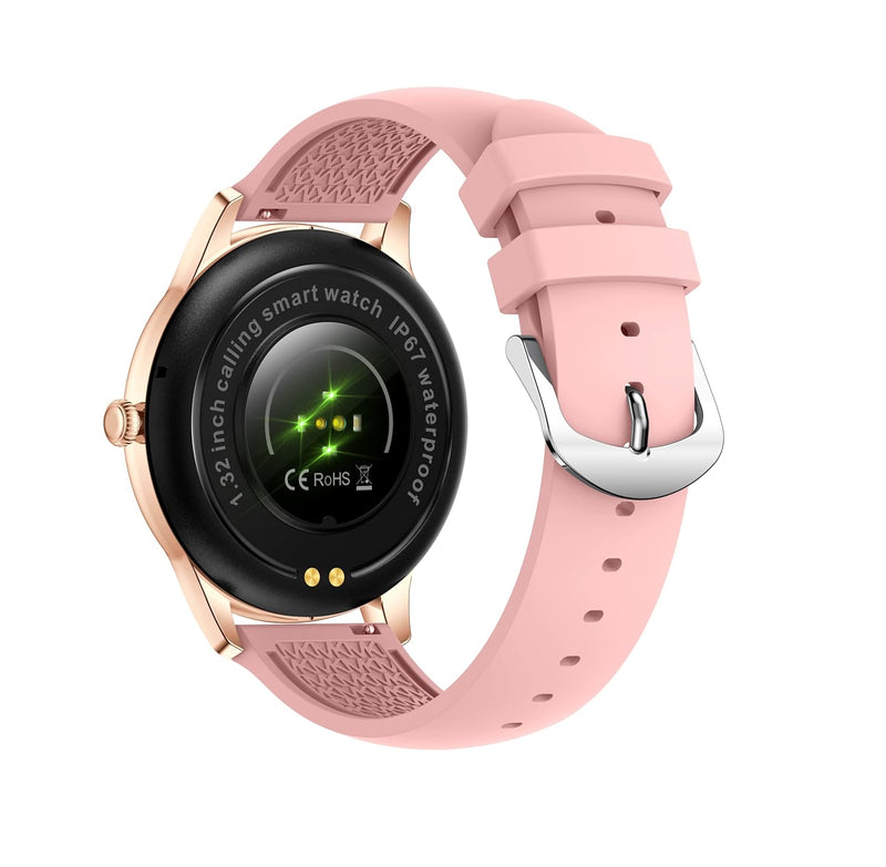 HAPIPOLA Floral Exclusive Smartwatch for Women with Advance Bluetooth Calling, 1.32" Amoled Display