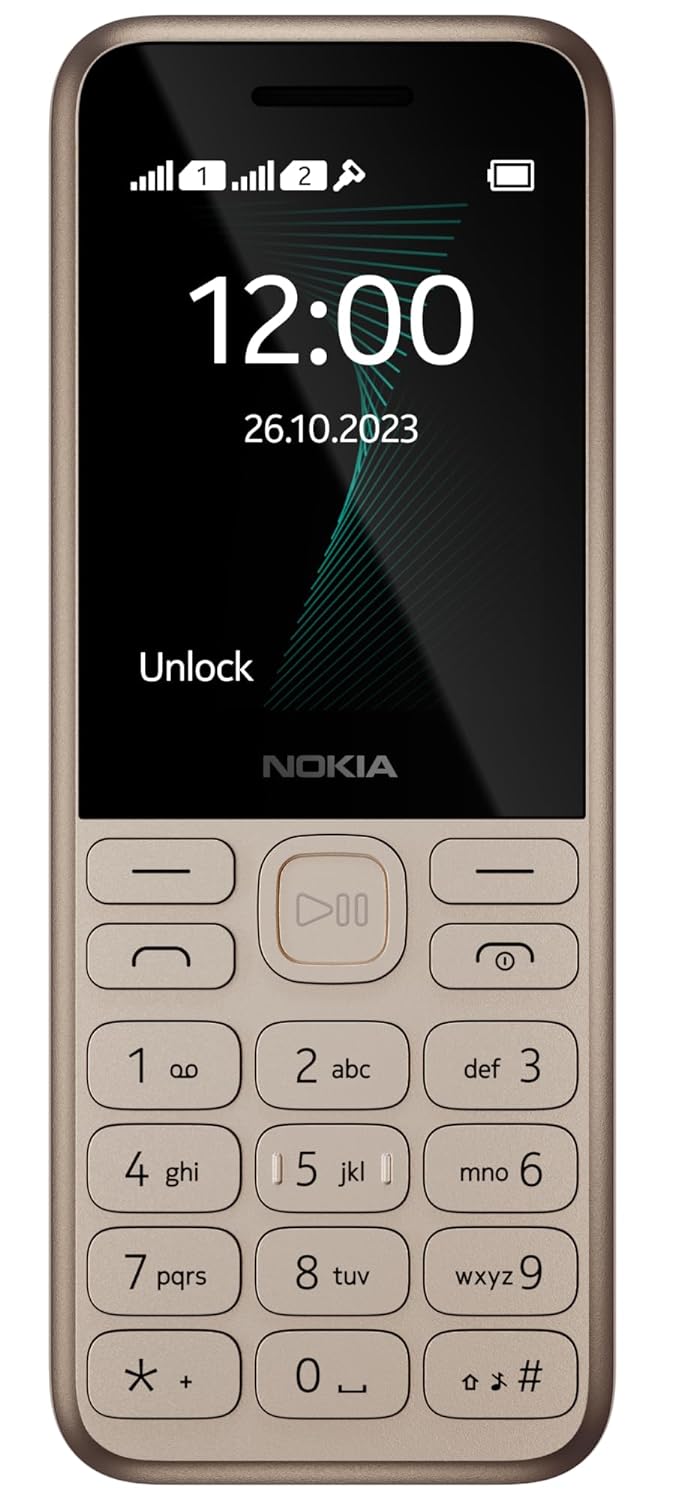 Nokia 130 Music | Built-in Powerful Loud Speaker with Music Player and Wireless FM Radio | Dedicated Music Buttons | Big 2.4” Display