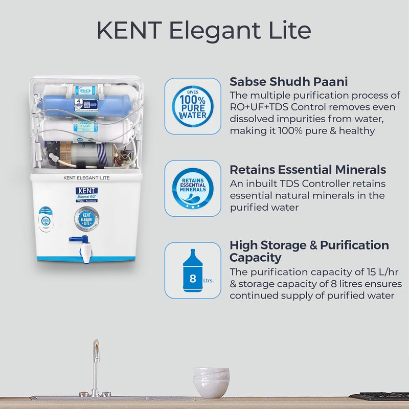 KENT Elegant Lite RO Water Purifier