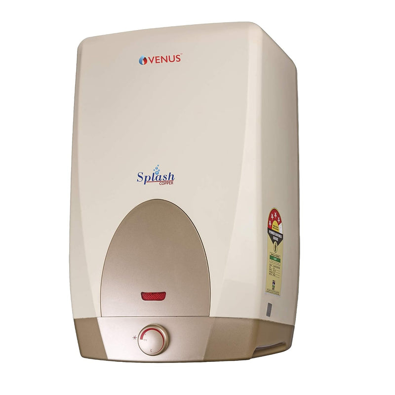 Venus Splash Copper 15CU 15-Litre Storage Water Heater (Ivory, BEE Star Rating - 3 Stars)