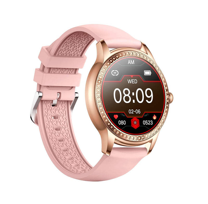 HAPIPOLA Floral Exclusive Smartwatch for Women with Advance Bluetooth Calling, 1.32" Amoled Display