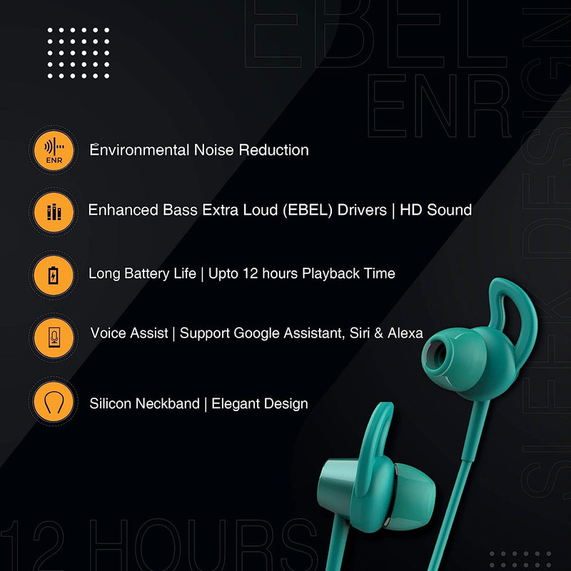 World Of PLAY PLAYGO N33 Wireless In Ear Earphones with Mic, Powerful EBEL (Enhanced Bass; Extra Loud)
