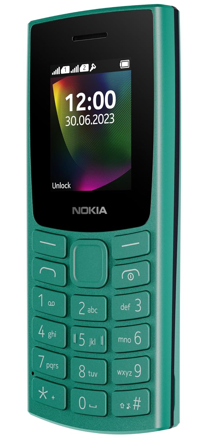 Nokia 106 Single Sim, Keypad Phone with Built-in UPI Payments App, Long-Lasting Battery, Wireless FM Radio & MP3 Player, and MicroSD Card Slot