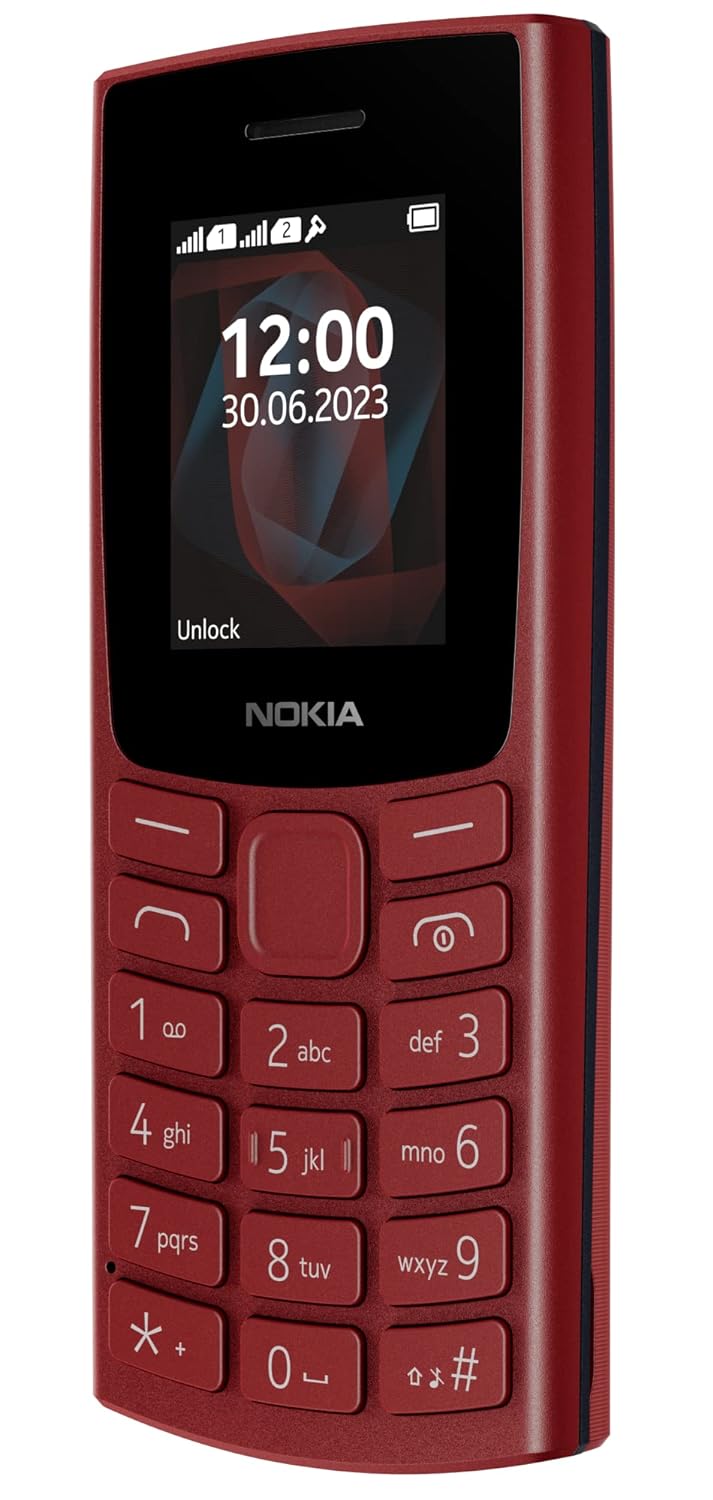 Nokia All-New 105 Single Sim Keypad Phone with Built-in UPI Payments, Long-Lasting Battery, Wireless FM Radio