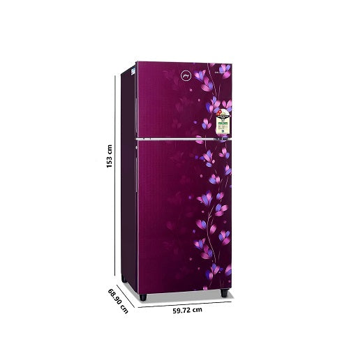 Godrej Eon Alpha 253L 2 Star Frost Free Refrigerator With Inverter Compressor (RT EONALPHA 270B 25 RI JD WN, Red)
