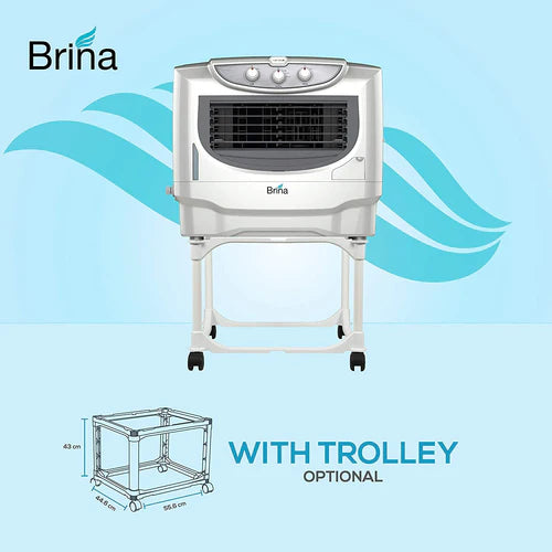 Havells Brina Plus 50 Litres Window Air Cooler with Humidity Control, Auto Drain and Dust Filter