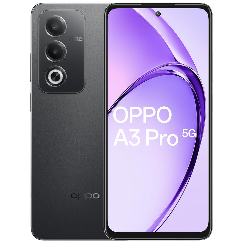 OPPO A3 Pro 5G (8GB RAM, 128GB Storage)|6.67” HD+ 120Hz Refresh Rate Screen