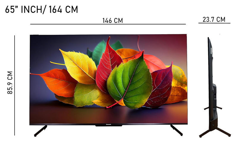 Panasonic 164 cm (65 inch) Ultra HD (4K) LED Smart Android TV with GOOGLE TV (TH-65MX710DX)