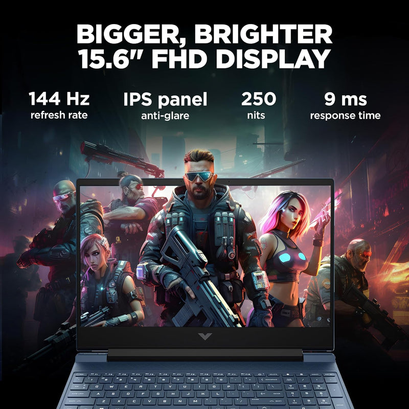 HP Victus Gaming Laptop, 12th Gen Intel Core i5-12450H,4GB RTX 2050 GPU,15.6-inch(39.6 cm)