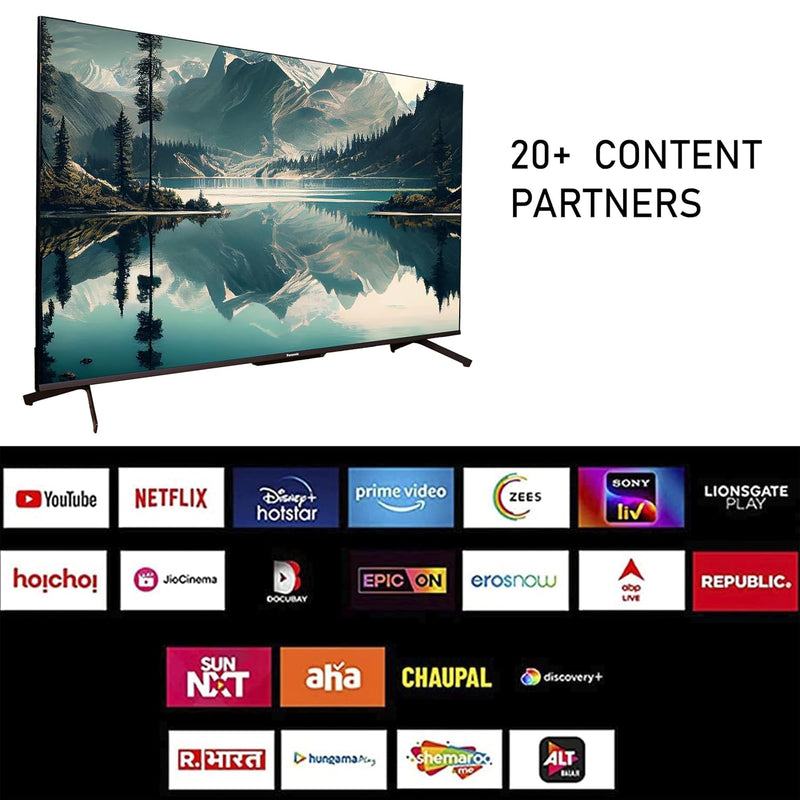 Panasonic 164 cm (65 inch) Ultra HD (4K) LED Smart Android TV with GOOGLE TV (TH-65MX710DX)