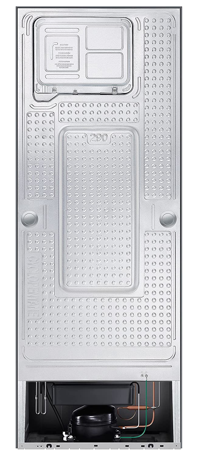 Samsung 322L 2 Star Inverter Frost-Free Convertible 5 In 1 Double Door Refrigerator (RT37C4522S8/HL,Elegant Inox 2023 Model)