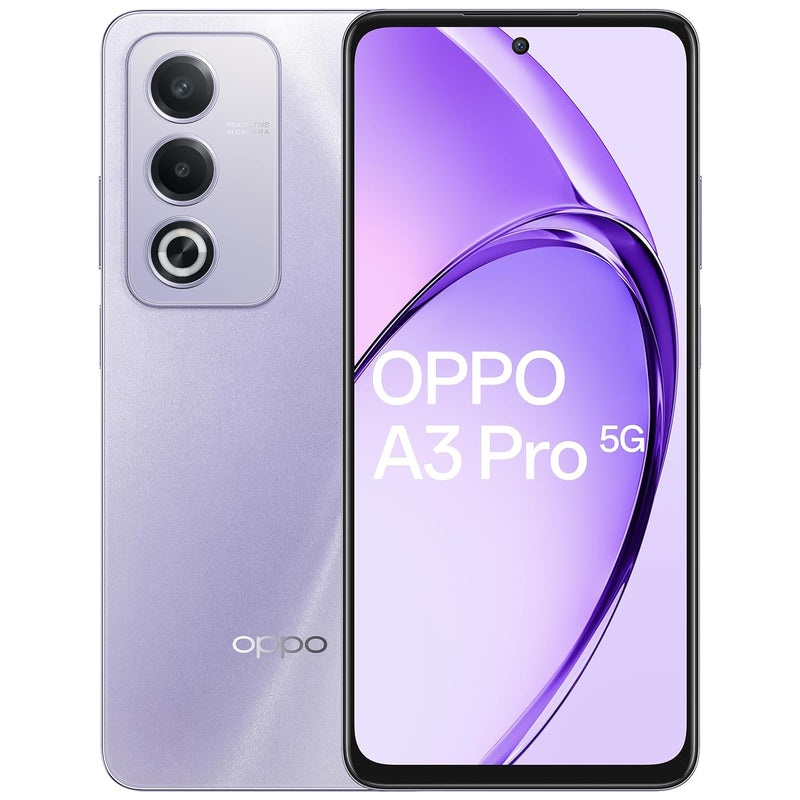 OPPO A3 Pro 5G (8GB RAM, 256GB Storage)|6.67” HD+ 120Hz Refresh Rate Screen