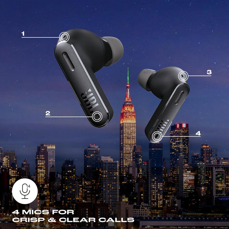 JBL Tune Beam In Ear Wireless TWS Earbuds with Mic, ANC Earbuds, Customized Extra Bass with Headphones App