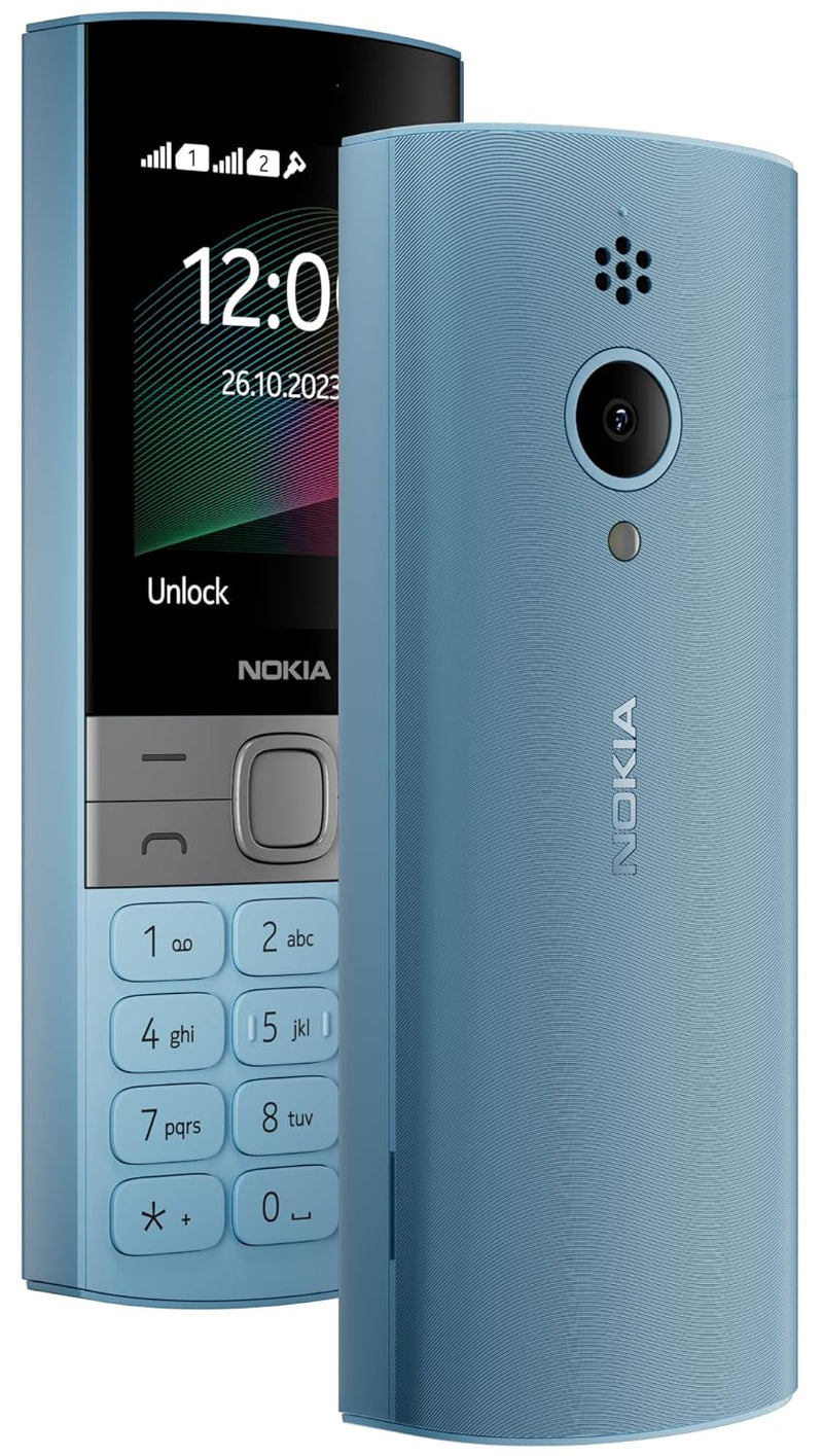 Nokia 150 Dual SIM Premium Keypad Phone | Rear Camera, Long Lasting Battery Life, Wireless FM Radio & MP3 Player and All-New Modern Premium Design