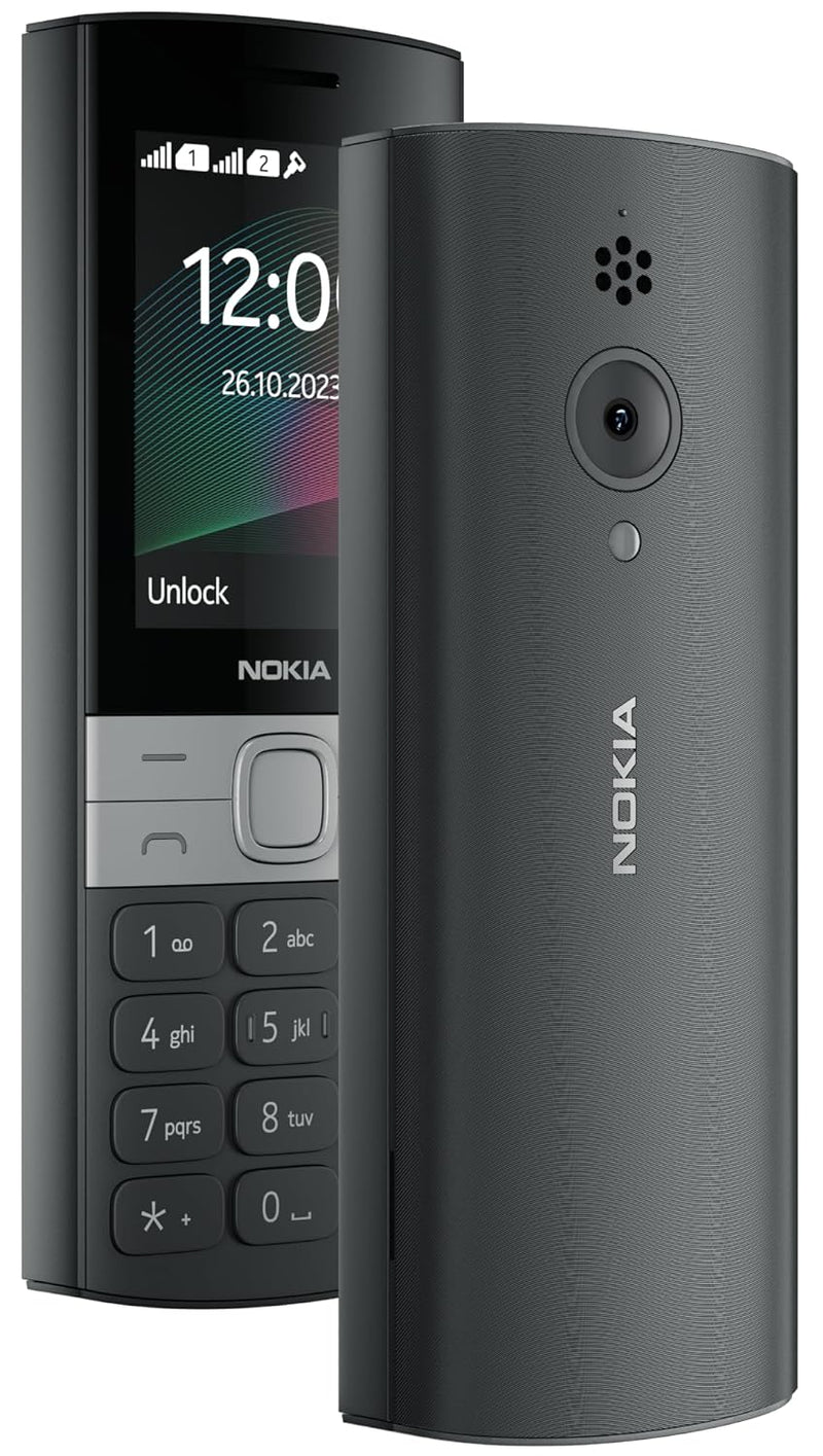 Nokia 150 Dual SIM Premium Keypad Phone | Rear Camera, Long Lasting Battery Life, Wireless FM Radio & MP3 Player and All-New Modern Premium Design