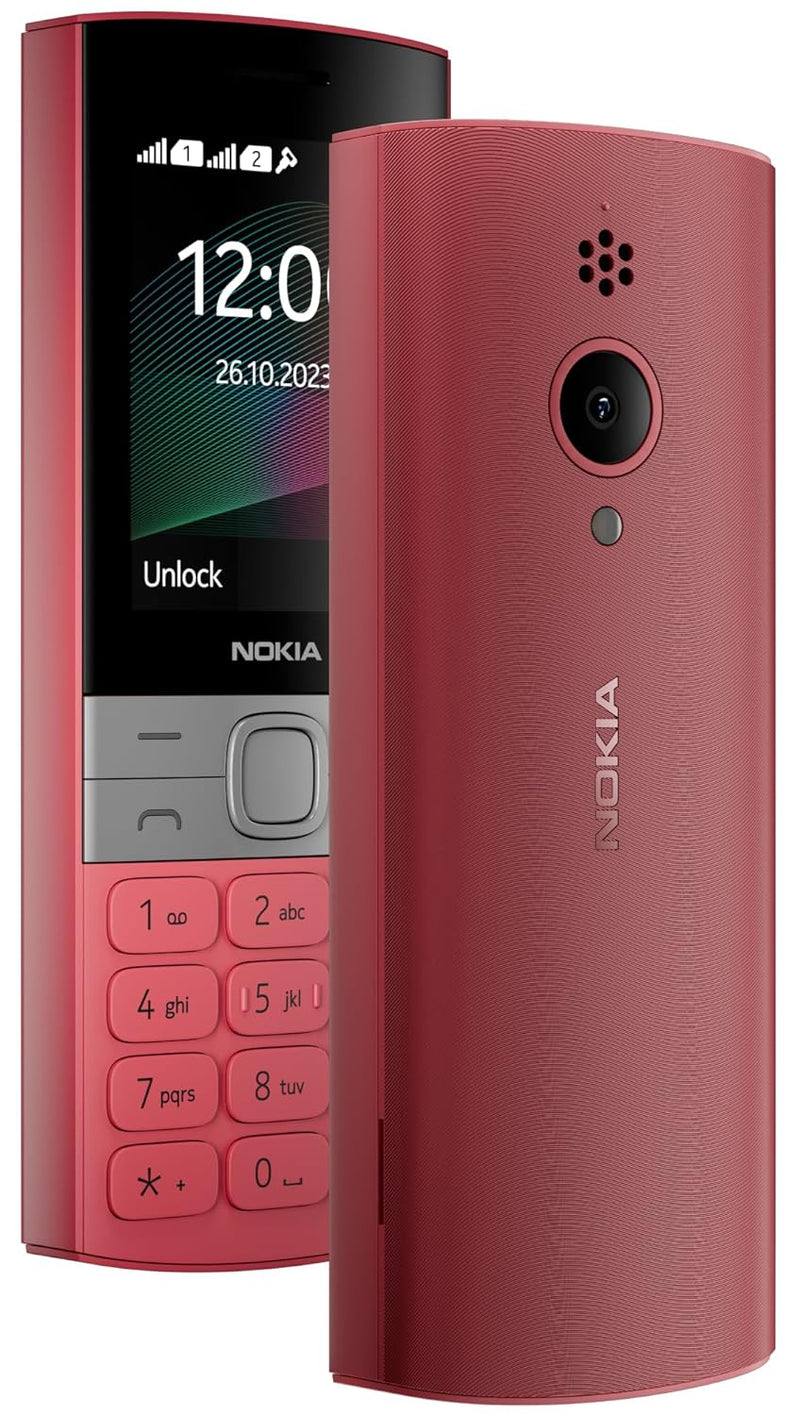 Nokia 150 Dual SIM Premium Keypad Phone | Rear Camera, Long Lasting Battery Life, Wireless FM Radio & MP3 Player and All-New Modern Premium Design