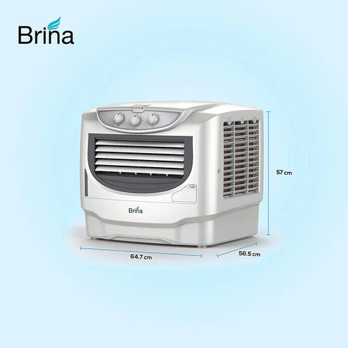 Havells Brina Plus 50 Litres Window Air Cooler with Humidity Control, Auto Drain and Dust Filter