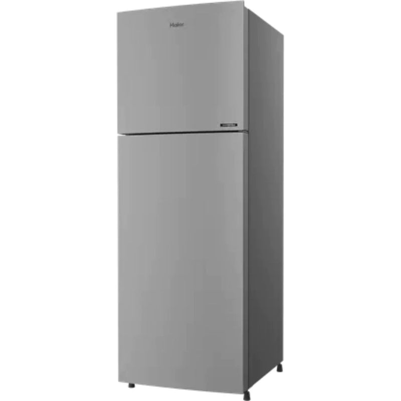 Haier 240.0 L HRF-2902EMS-P 2 Star Turbo Icing Convertible With Inverter Frost Free Double Door Refrigerator (2023 Model, Moon Silver)