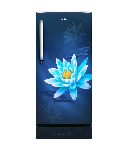 Haier 175L 2 Star Direct Cool Single Door Refrigerator With Toughened Glass Shelf - HRD-1962PBL-N