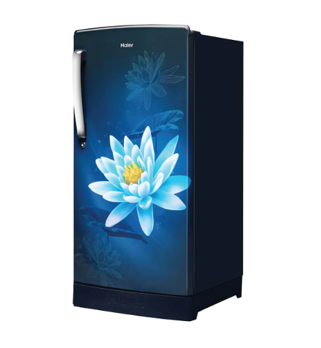 Haier 175L 2 Star Direct Cool Single Door Refrigerator With Toughened Glass Shelf - HRD-1962PBL-N