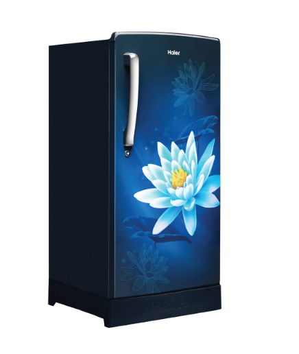 Haier 175L 2 Star Direct Cool Single Door Refrigerator With Toughened Glass Shelf - HRD-1962PBL-N