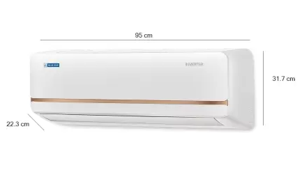 Blue Star 2 Ton 3 Star Split Inverter AC - White  (IB324TKU, Copper Condenser)