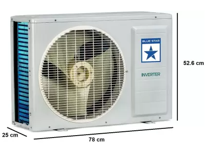 Blue Star 1.5 Ton 5 Star Split Inverter AC - White  (IC518TNUR, Copper Condenser)