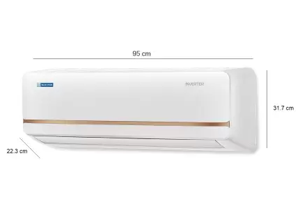 Blue Star 1.5 Ton 5 Star Split Inverter AC - White  (IC518TNUR, Copper Condenser)