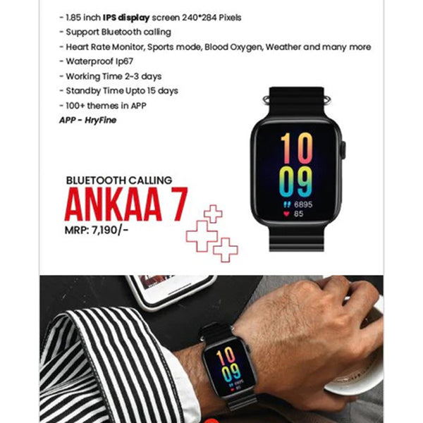 Swiss Military Ankaa 7 Bluetooth Calling Smart Watch