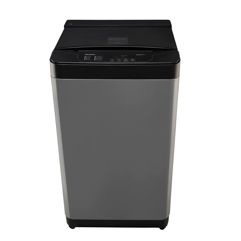 Panasonic 7.5 Kg 5 Star Fully-Automatic Top Load Washing Machine (NA-F75C2CRB, Charcoal Inox Grey, Drynamic Spin, Active Foam Wash Technology, 12 Wash Programs)