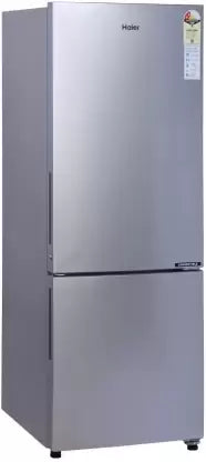 Haier 237 L Frost Free Double Door 2 Star Refrigerator  (Silver, HRB-2872BMS-P)