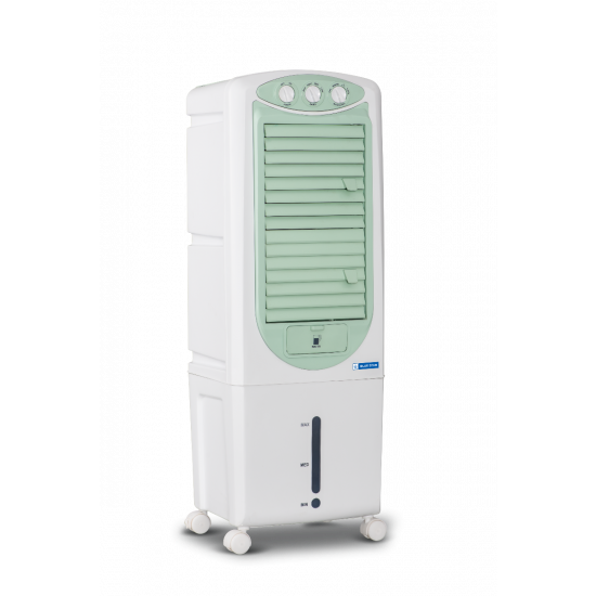 BLUE STAR Premia 27 Litres Tower Air Cooler PA27PMC with Cross Drift Technology and PM2.5 Silver Nano Purification, White