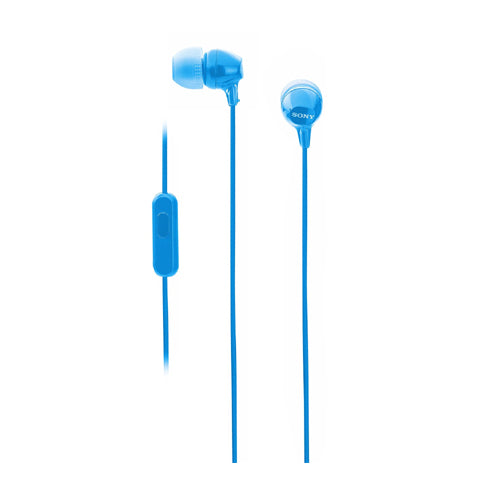 Sony MDR-EX14AP in-Ear Headset with Mic (Blue)