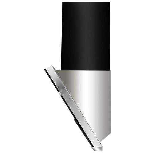 Faber Zenith FL SC BK 90 Auto Clean Wall Mounted Chimney  (Black, Silver 1350 CMH) - James & Co