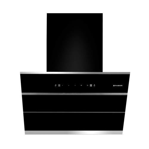 FABER 60 cm 1350 m3/hr Filterless (HOOD ZENITH FL SC BK 60, Auto Clean Wall Mounted Chimney  (Black 1350 CMH) - James & Co