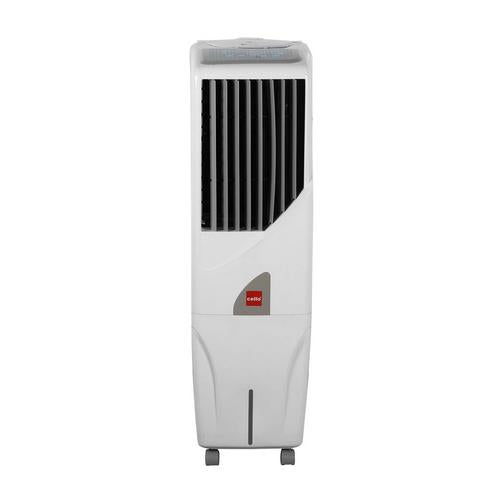 Cello Tower+ 25 Ltrs Tower Air Cooler (White) - with Remote Control - James & Co