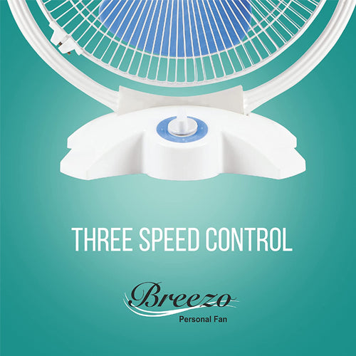 Havells Breezo 300mm Personal Fan (White)